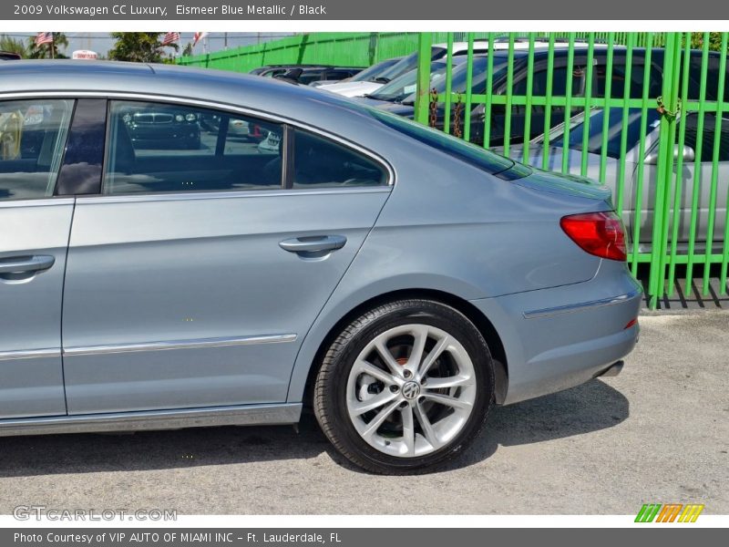 Eismeer Blue Metallic / Black 2009 Volkswagen CC Luxury