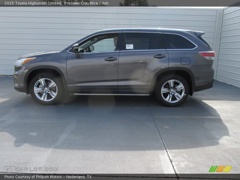 Predawn Gray Mica / Ash 2015 Toyota Highlander Limited