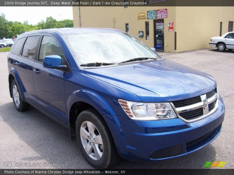 Deep Water Blue Pearl / Dark Slate Gray/Light Graystone 2009 Dodge Journey SXT