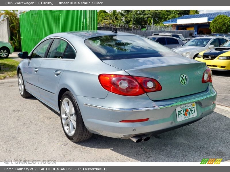 Eismeer Blue Metallic / Black 2009 Volkswagen CC Luxury