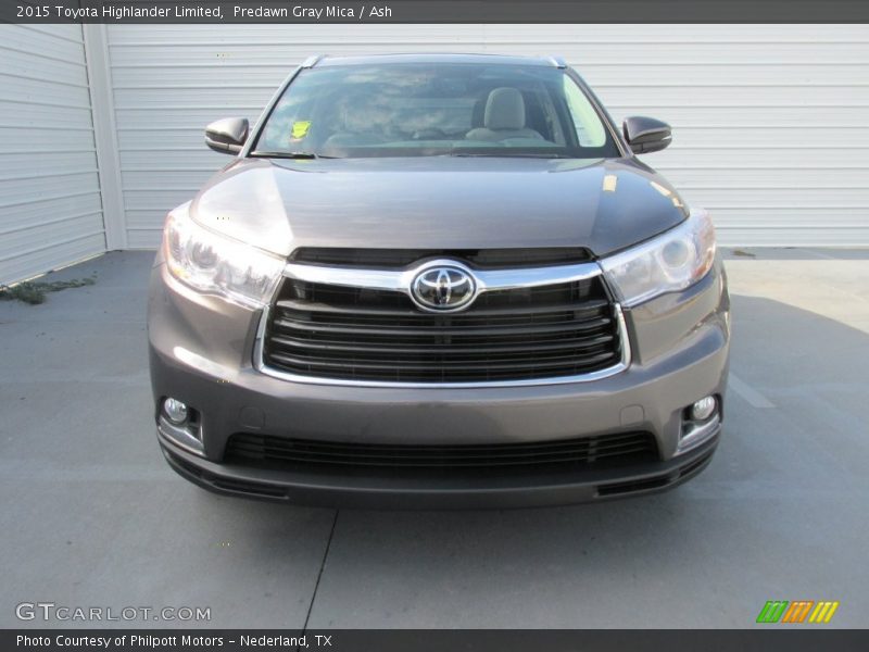 Predawn Gray Mica / Ash 2015 Toyota Highlander Limited