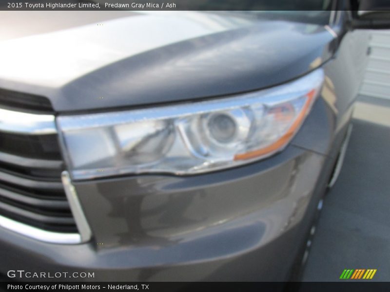 Predawn Gray Mica / Ash 2015 Toyota Highlander Limited