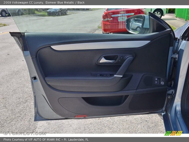 Eismeer Blue Metallic / Black 2009 Volkswagen CC Luxury