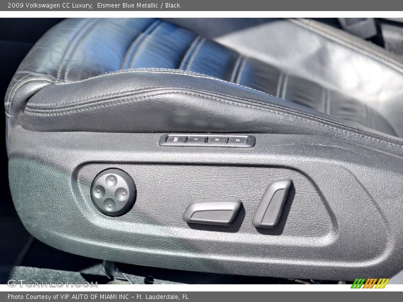 Eismeer Blue Metallic / Black 2009 Volkswagen CC Luxury