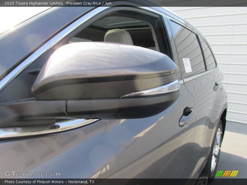 Predawn Gray Mica / Ash 2015 Toyota Highlander Limited