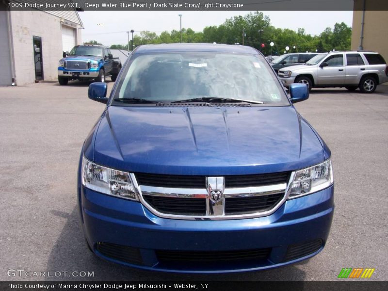 Deep Water Blue Pearl / Dark Slate Gray/Light Graystone 2009 Dodge Journey SXT