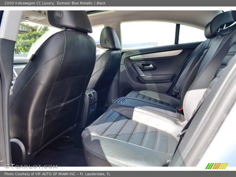 Eismeer Blue Metallic / Black 2009 Volkswagen CC Luxury