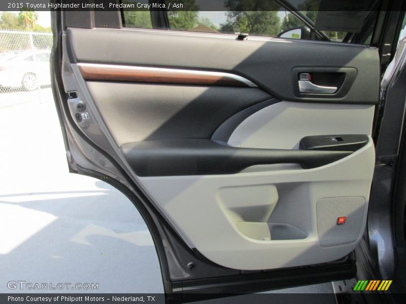 Predawn Gray Mica / Ash 2015 Toyota Highlander Limited
