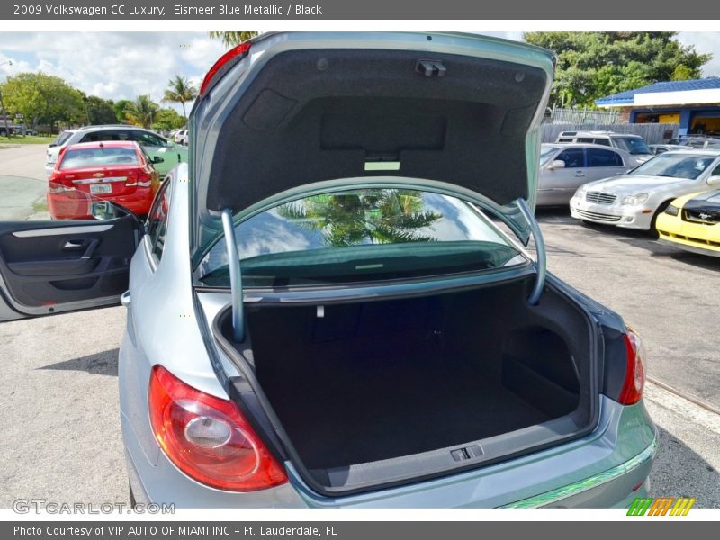Eismeer Blue Metallic / Black 2009 Volkswagen CC Luxury