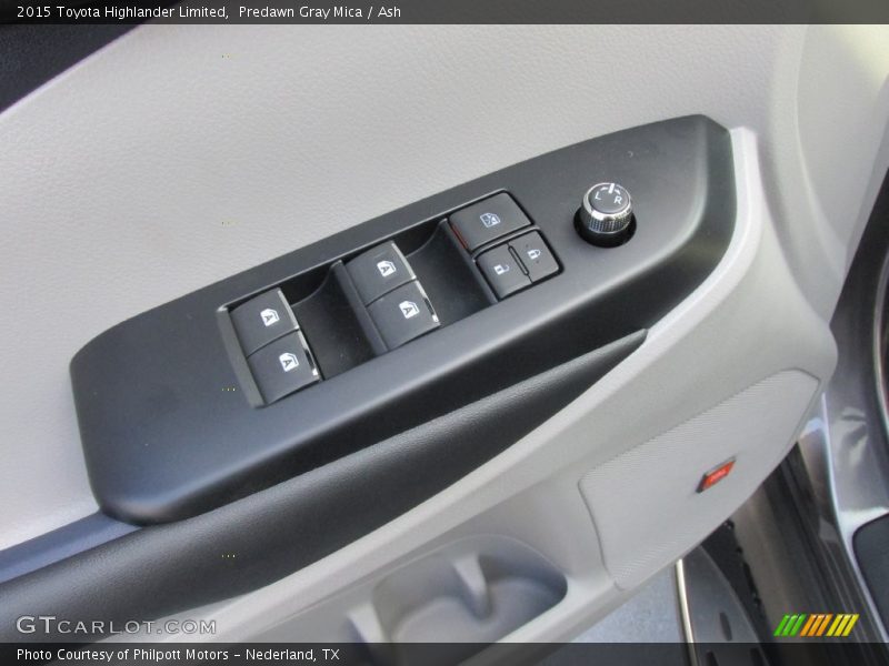 Predawn Gray Mica / Ash 2015 Toyota Highlander Limited