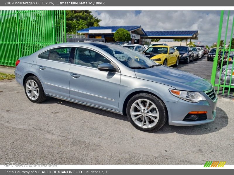Eismeer Blue Metallic / Black 2009 Volkswagen CC Luxury