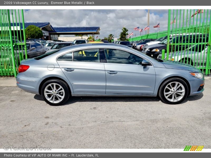 Eismeer Blue Metallic / Black 2009 Volkswagen CC Luxury