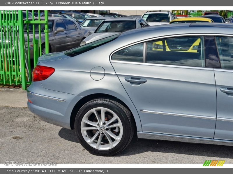 Eismeer Blue Metallic / Black 2009 Volkswagen CC Luxury