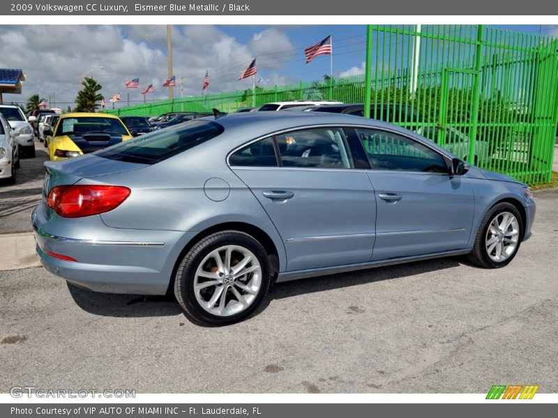 Eismeer Blue Metallic / Black 2009 Volkswagen CC Luxury