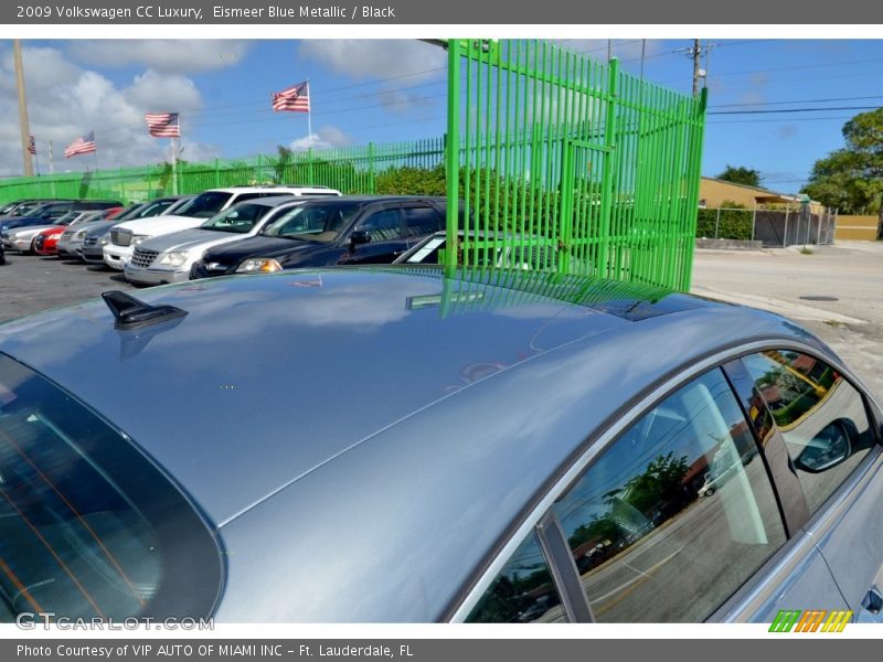 Eismeer Blue Metallic / Black 2009 Volkswagen CC Luxury