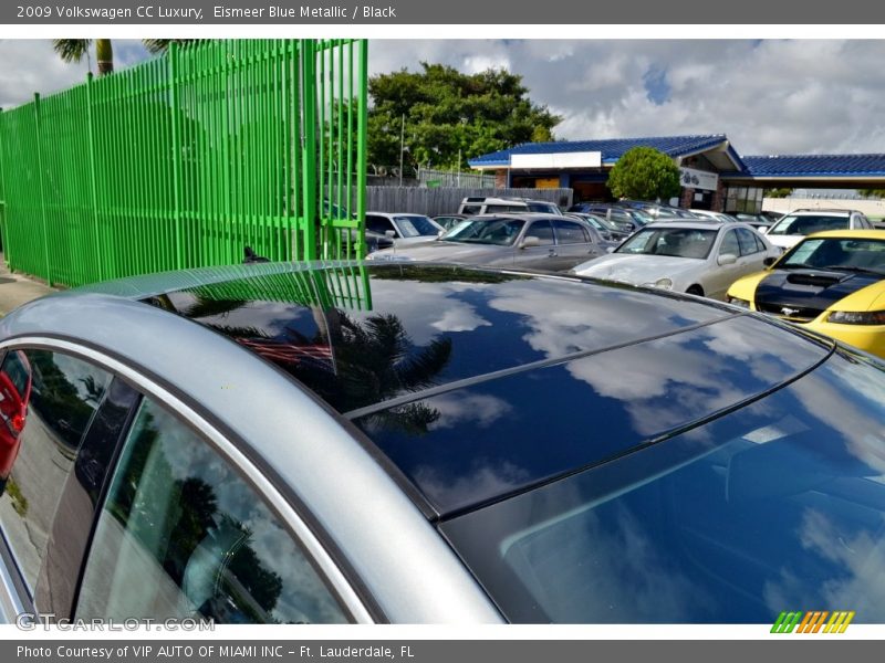 Eismeer Blue Metallic / Black 2009 Volkswagen CC Luxury