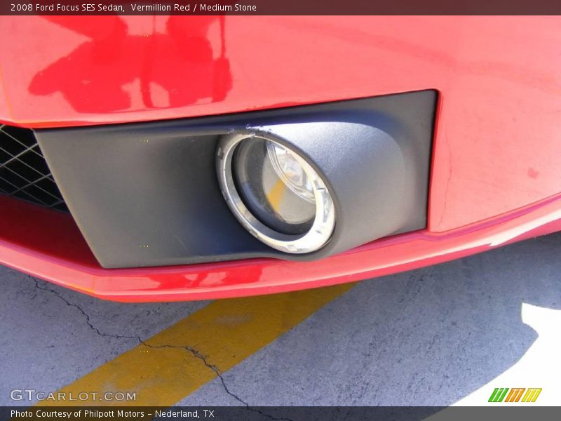Vermillion Red / Medium Stone 2008 Ford Focus SES Sedan