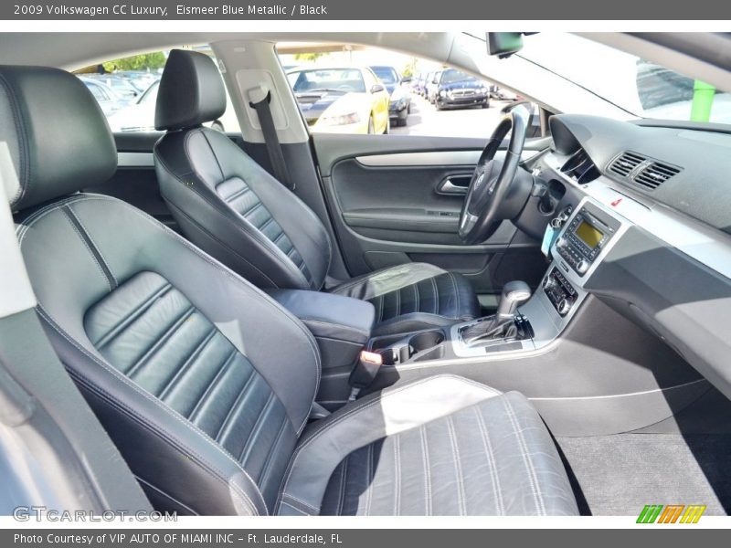 Eismeer Blue Metallic / Black 2009 Volkswagen CC Luxury