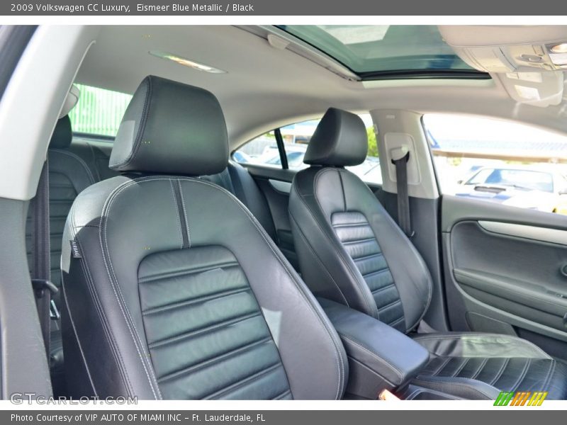 Eismeer Blue Metallic / Black 2009 Volkswagen CC Luxury