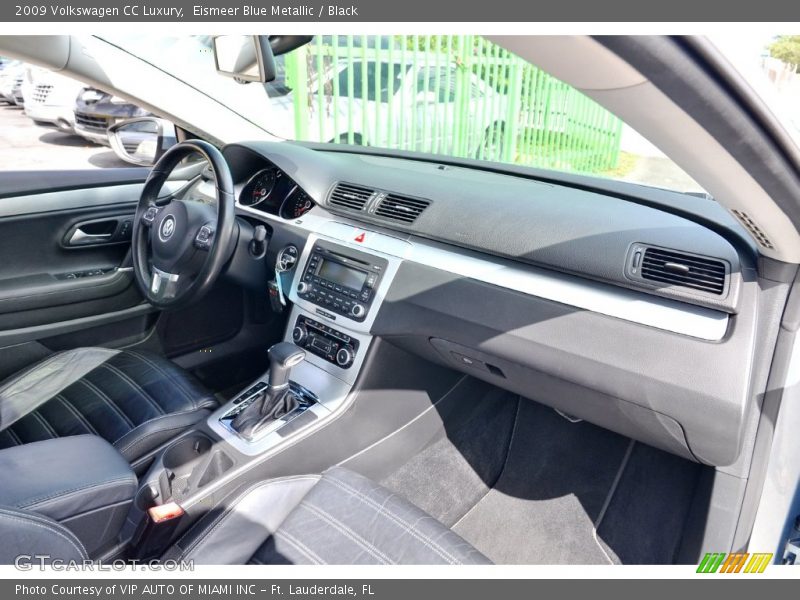 Eismeer Blue Metallic / Black 2009 Volkswagen CC Luxury
