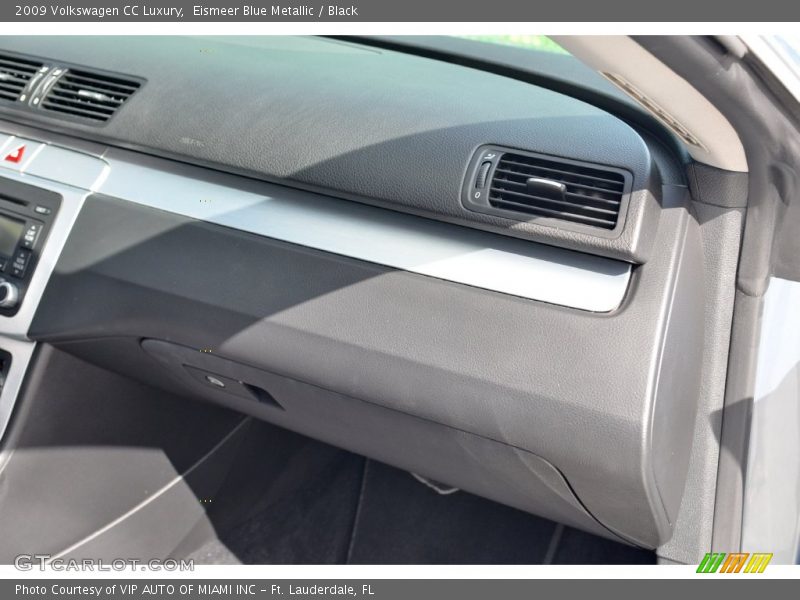 Eismeer Blue Metallic / Black 2009 Volkswagen CC Luxury