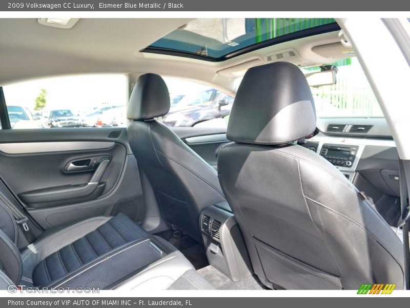 Eismeer Blue Metallic / Black 2009 Volkswagen CC Luxury