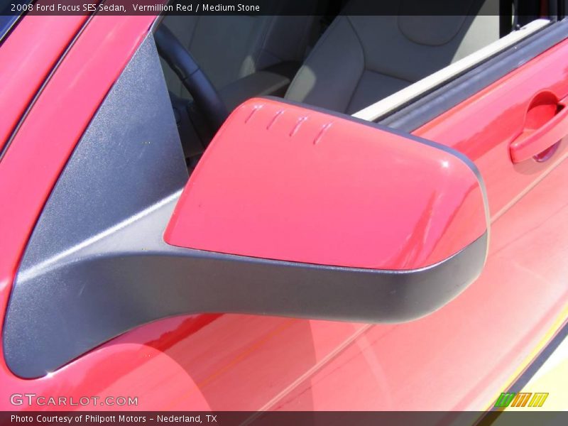 Vermillion Red / Medium Stone 2008 Ford Focus SES Sedan