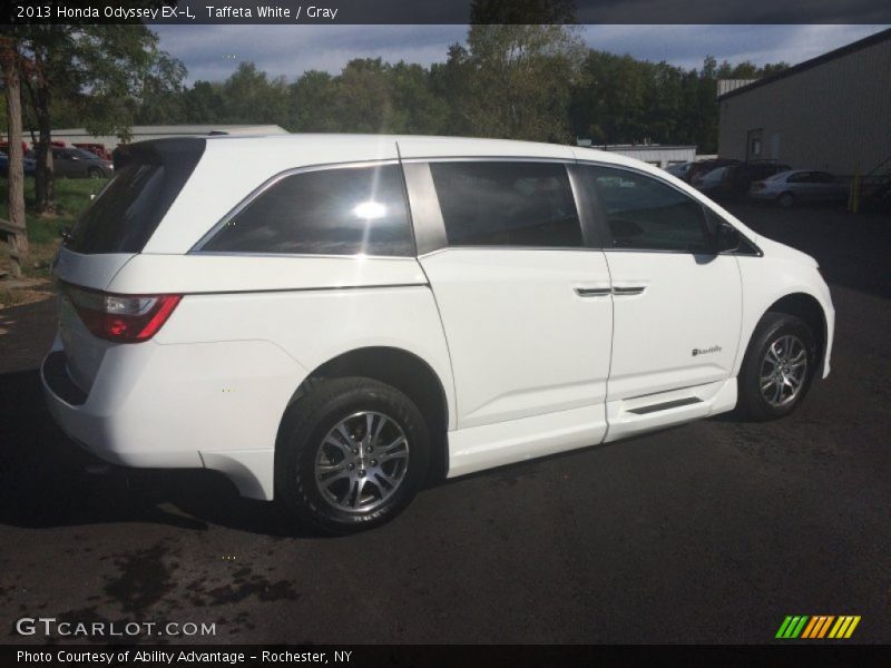 Taffeta White / Gray 2013 Honda Odyssey EX-L