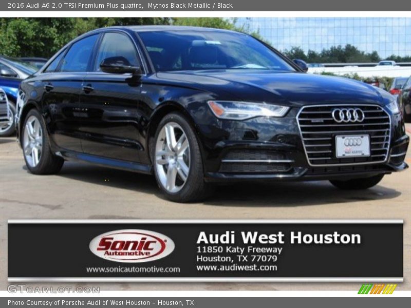 Mythos Black Metallic / Black 2016 Audi A6 2.0 TFSI Premium Plus quattro