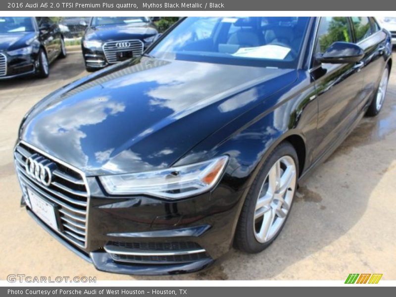 Mythos Black Metallic / Black 2016 Audi A6 2.0 TFSI Premium Plus quattro