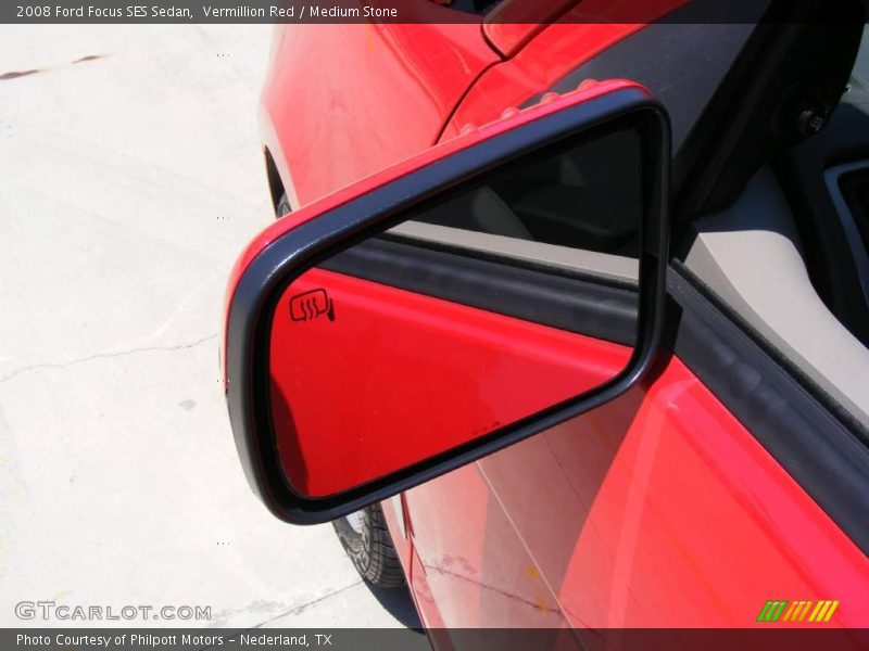Vermillion Red / Medium Stone 2008 Ford Focus SES Sedan