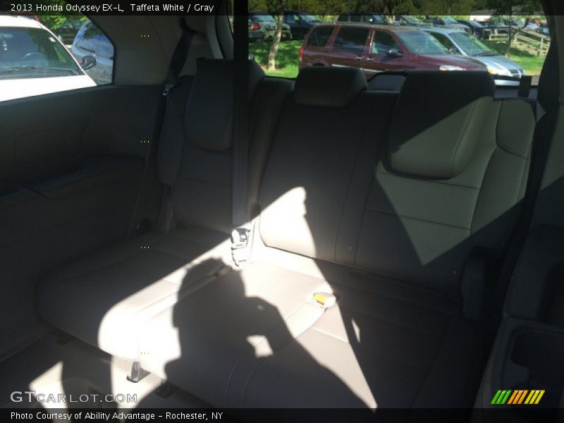 Taffeta White / Gray 2013 Honda Odyssey EX-L