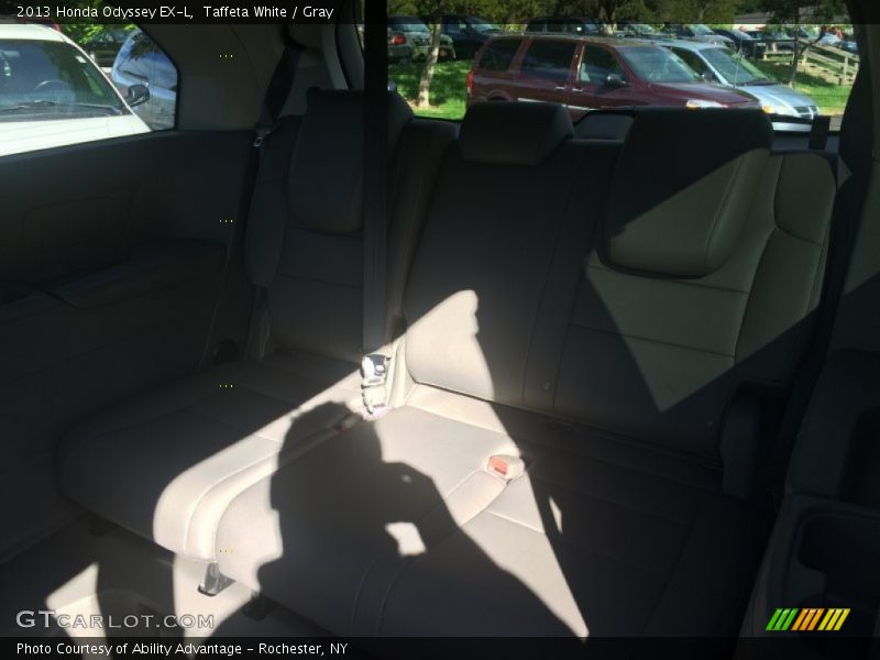 Taffeta White / Gray 2013 Honda Odyssey EX-L