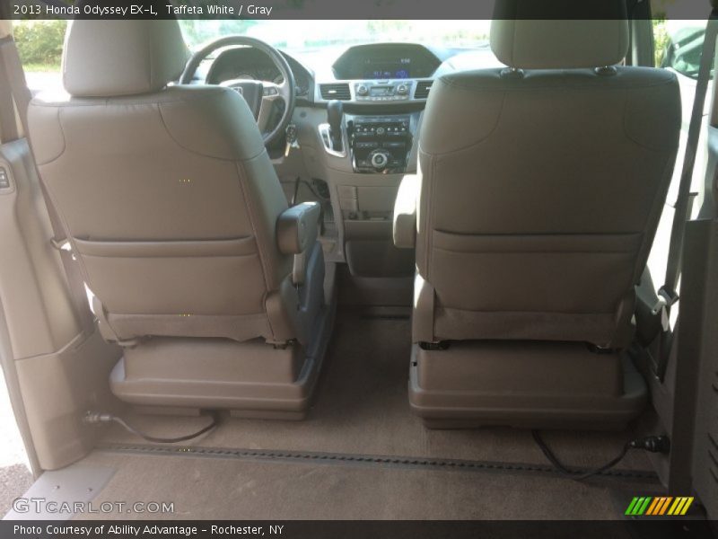 Taffeta White / Gray 2013 Honda Odyssey EX-L