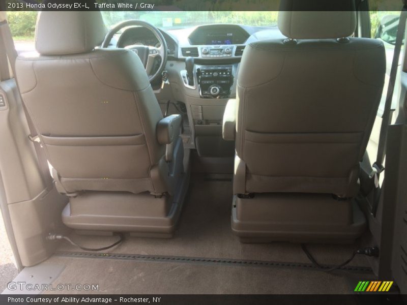 Taffeta White / Gray 2013 Honda Odyssey EX-L