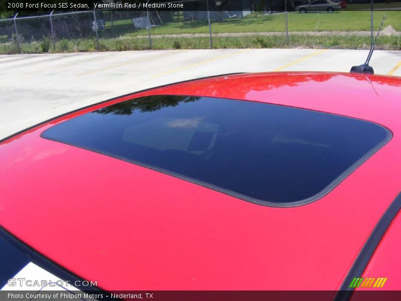 Vermillion Red / Medium Stone 2008 Ford Focus SES Sedan