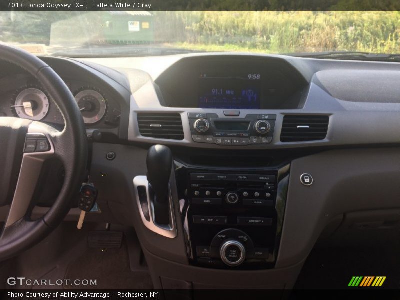 Taffeta White / Gray 2013 Honda Odyssey EX-L