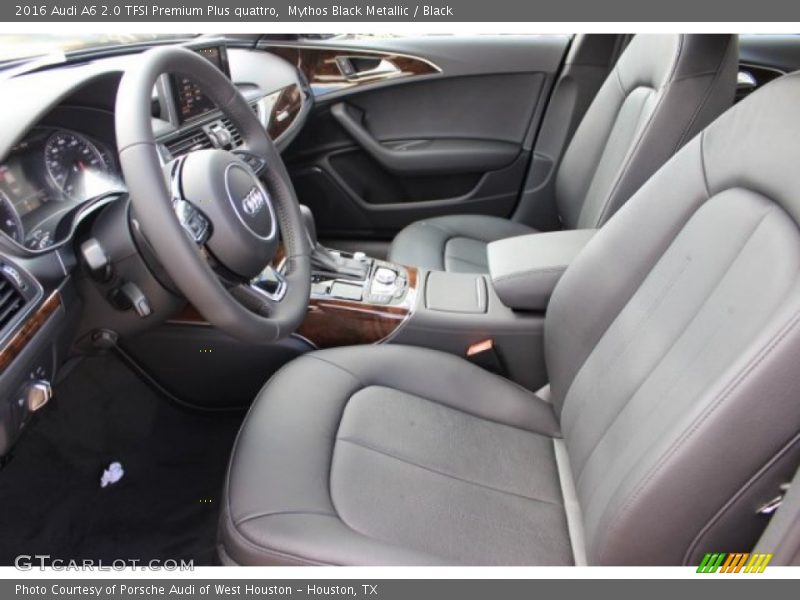 Mythos Black Metallic / Black 2016 Audi A6 2.0 TFSI Premium Plus quattro
