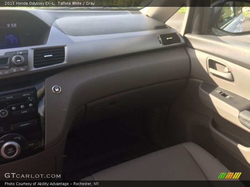 Taffeta White / Gray 2013 Honda Odyssey EX-L
