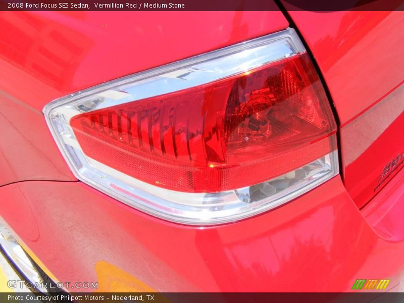 Vermillion Red / Medium Stone 2008 Ford Focus SES Sedan