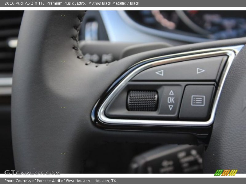 Mythos Black Metallic / Black 2016 Audi A6 2.0 TFSI Premium Plus quattro