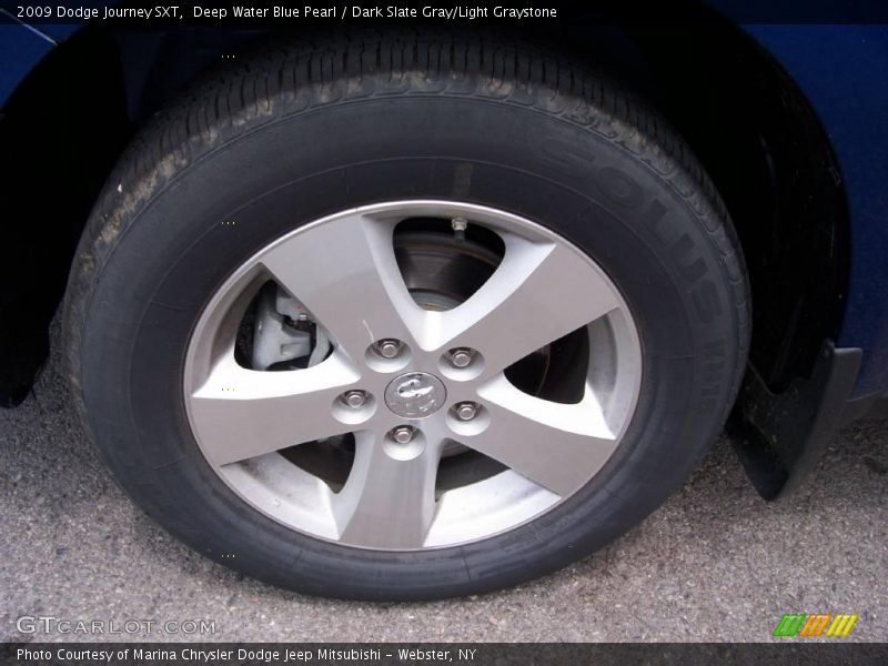 Deep Water Blue Pearl / Dark Slate Gray/Light Graystone 2009 Dodge Journey SXT