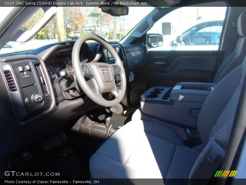 Summit White / Jet Black/Dark Ash 2015 GMC Sierra 2500HD Double Cab 4x4