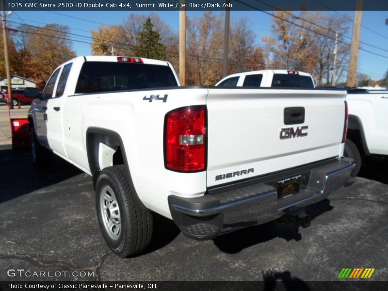 Summit White / Jet Black/Dark Ash 2015 GMC Sierra 2500HD Double Cab 4x4