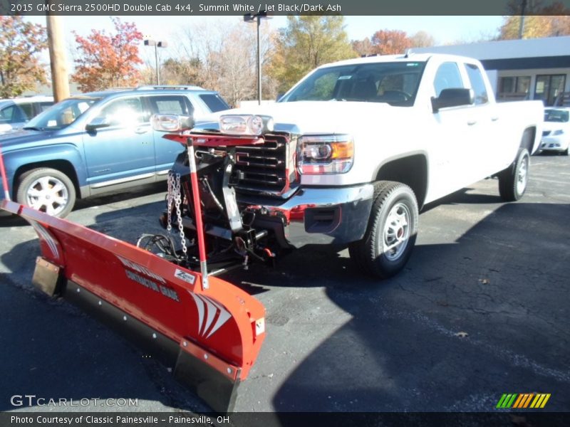 Summit White / Jet Black/Dark Ash 2015 GMC Sierra 2500HD Double Cab 4x4