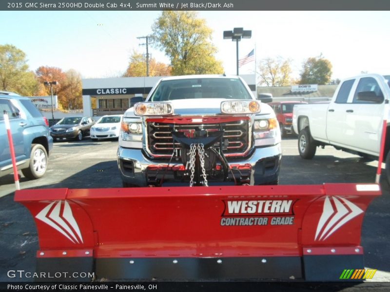 Summit White / Jet Black/Dark Ash 2015 GMC Sierra 2500HD Double Cab 4x4