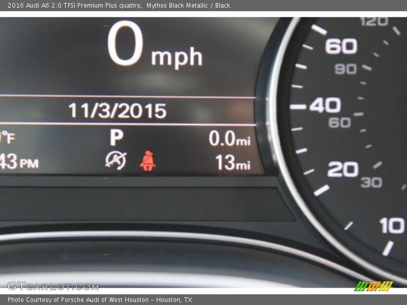 Mythos Black Metallic / Black 2016 Audi A6 2.0 TFSI Premium Plus quattro