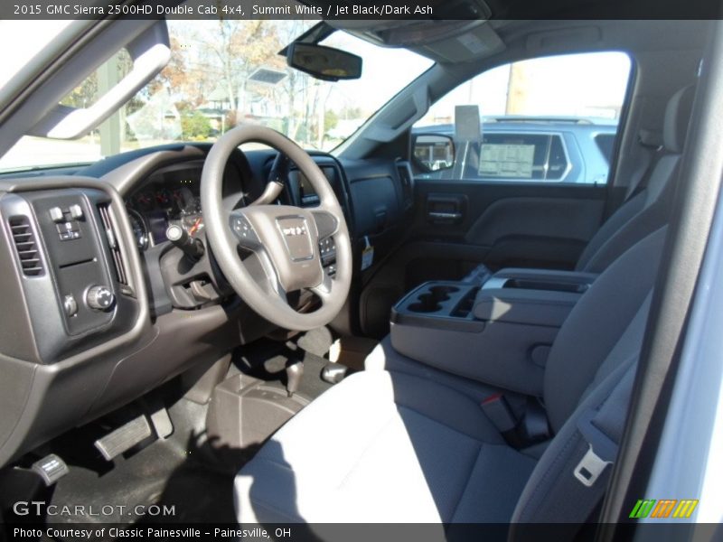 Summit White / Jet Black/Dark Ash 2015 GMC Sierra 2500HD Double Cab 4x4