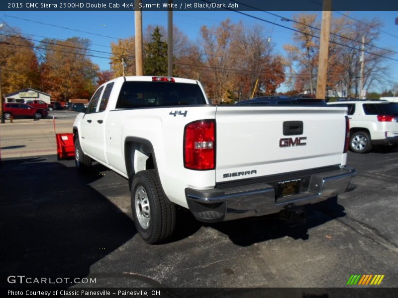 Summit White / Jet Black/Dark Ash 2015 GMC Sierra 2500HD Double Cab 4x4