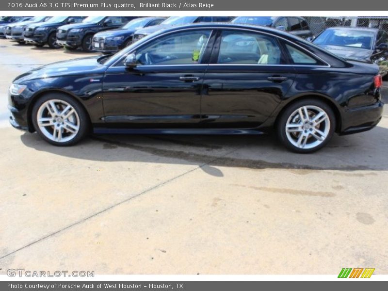 Brilliant Black / Atlas Beige 2016 Audi A6 3.0 TFSI Premium Plus quattro